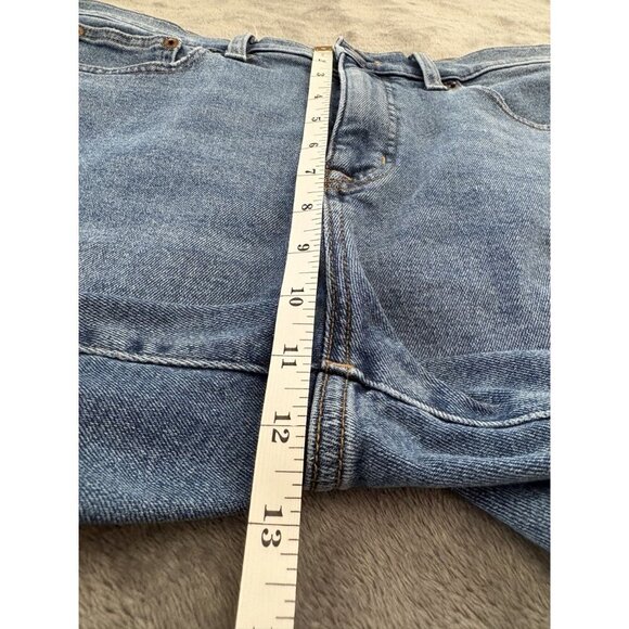 J.Crew Women's Essential Straight Jean Size 29 Med Wash Raw Hem Cropped Preppy - Picture 8 of 9